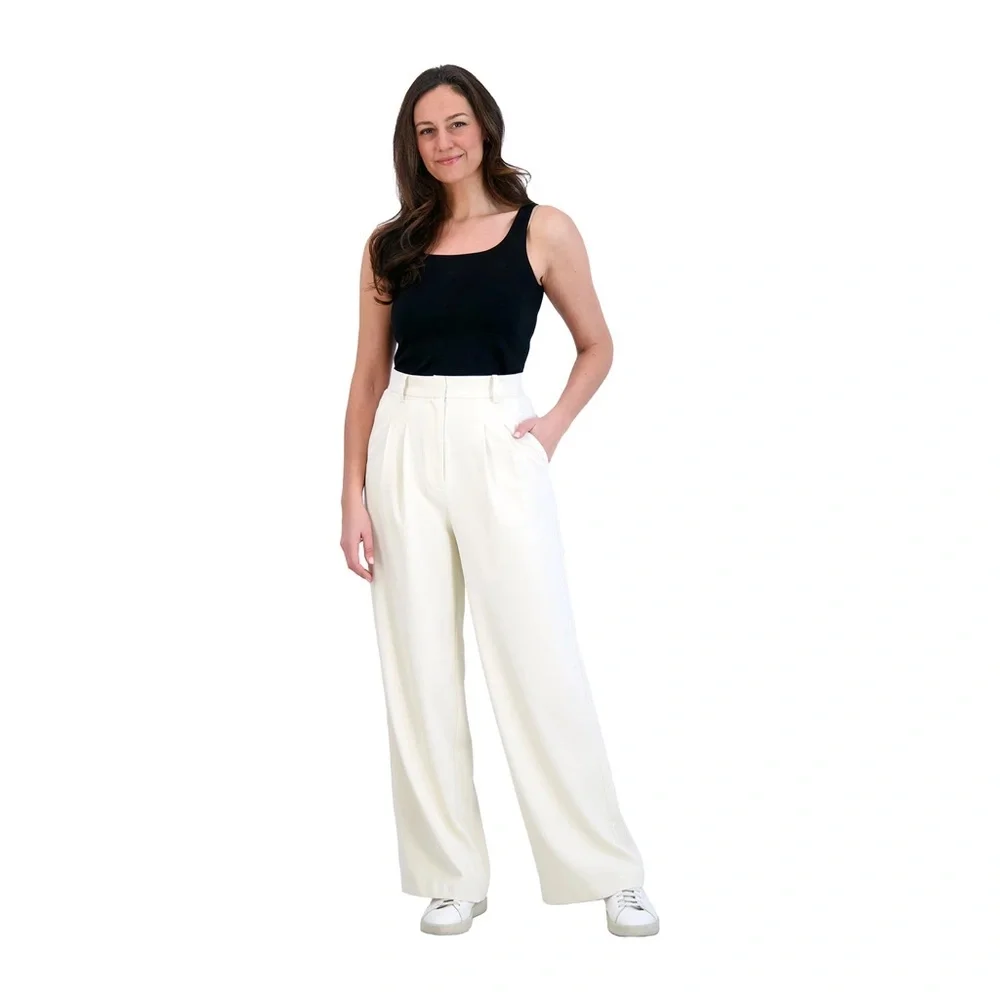 NWT French Connection Women's Wide Leg Trouser - Picture 3 of 16